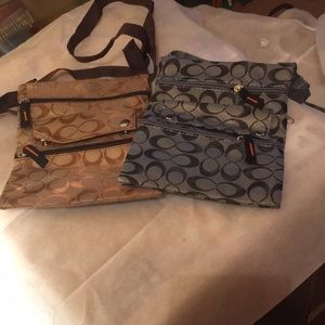 Two cross shoulder mini bags